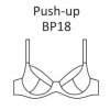 Nipplex Biustonosz Bianca czerwony